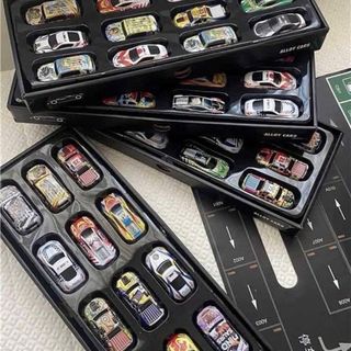 Mô Hình 48 Xe Ôtô Container Kèm Đường Đua đồ chơi quà tặng cho bé thỏa sức khám phá, đồ chơi trẻ em