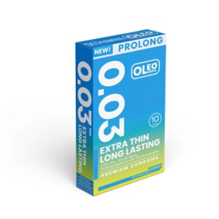 Bao cao su OLEO LAMPO 0.03 LONGLASTING hộp 10 chiếc chính hãng