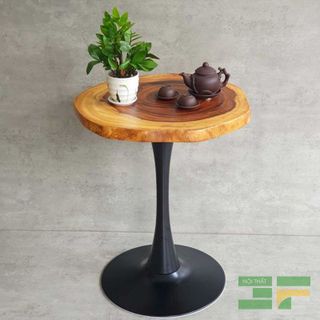 Bàn Cafe Tròn Gỗ Me Tây - BMT03