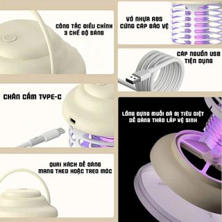 ĐÈN BẮT MUỖI 3IN1 TÍCH HỢP ĐÈN NGỦ