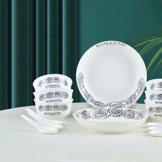 Bộ chén bát Hoa Hồng 14 món