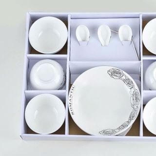 Bộ chén bát Hoa Hồng 14 món