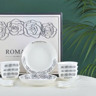 Bộ chén bát Hoa Hồng 14 món