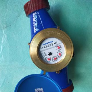 Đồng hồ nước, thân gang LXSG-20, DN20, Flowtech giá sỉ