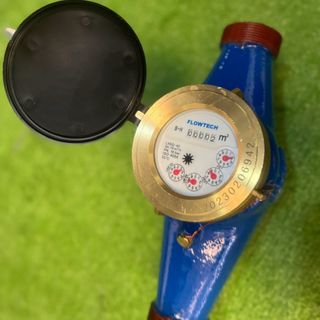Đồng hồ nước, thân gang LXSG-20, DN20, Flowtech