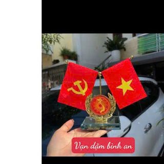Bộ Cờ Đảng Và Cờ Tổ Quốc Trang Trí Xe Ô Tô, Văn Phòng Bàn Làm Việc giá sỉ