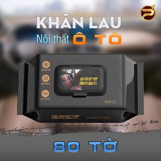 Khăn Ướt Lau Nội Thất Ô Tô Làm Sạch & Bảo Vệ, Bảo Dưỡng Và Làm Bóng Nội Thất Ô Tô, Vệ Sinh Đồ Da, Giày,Túi Túi, Áo Da