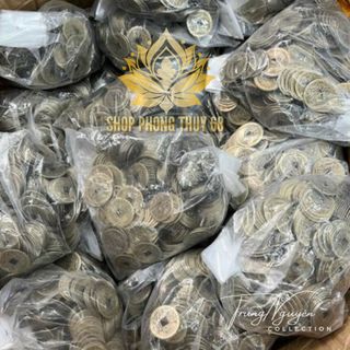 Sỉ  Đồng Tiền Xu Ngũ Đế, Âm Dương, Gieo Quẻ, phong thuỷ, bỏ móng nhà...Chất Liệu Hợp Kim Đồng Thau