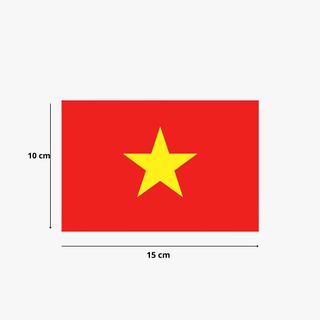 Tem Logo Sticker Cờ Việt Nam Phản Quang Dán Trang Trí Ô Tô Xe Máy Đủ Size Tem cờ đỏ sao vàng Mộc Lan