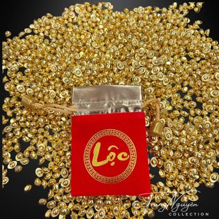 Sỉ Thỏi Vàng Mini Hợp Kim 1g Mạ Vàng Kim Nguyên Bảo