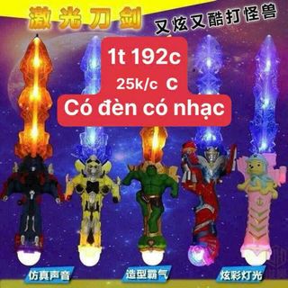 Bộ Đồ Chơi Kiếm Siêu Nhân Có Nhạc Vui Tươi Cho Bé