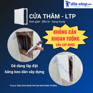 Cửa thăm hộp kỹ thuật nhựa EVECS - LTP - Hàng Nga nhập khẩu chính hãng