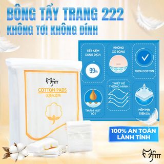 Bông Tẩy Trang 222 Miếng Lameila Cotton Pads FM 3 Lớp