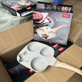 CHẢO 4 NGĂN NGÔI SAO & TIM CÁN GỖ