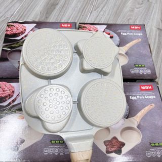 CHẢO 4 NGĂN NGÔI SAO & TIM CÁN GỖ