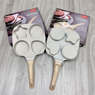 CHẢO 4 NGĂN NGÔI SAO & TIM CÁN GỖ