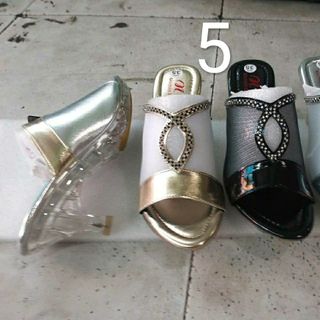 Dép nữ đế mica trong suốt thời trang