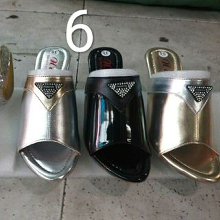 Dép nữ đế mica trong suốt thời trang