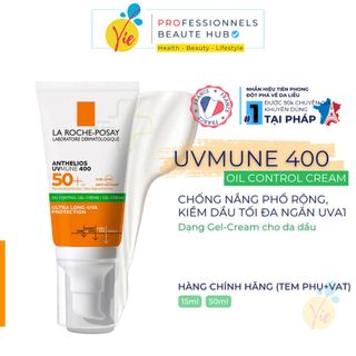 Kem chống nắng La Roche-Posay Anthelios UV Mune 400 Oil Control Gel Cream NEW | Vie Beaute