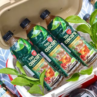 Trà xanh kết hợp vỏ cà phê Cascara của CTY Kun milk