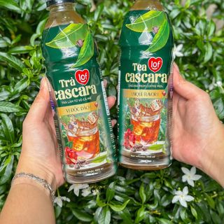 Trà xanh kết hợp vỏ cà phê Cascara của CTY Kun milk