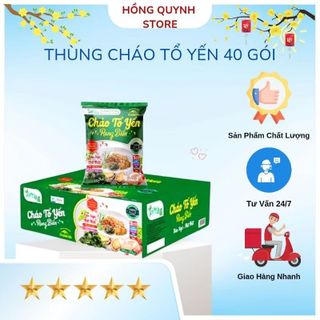 Thùng 40 gói Cháo tổ yến thịt bằm rong biển