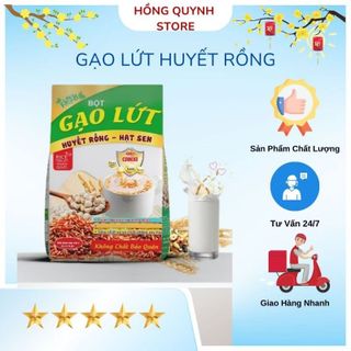ngũ cốc gạo Lứt huyết rồng hạt sen uống liền - bịch 400g (16gói x 25g) - Life's Food