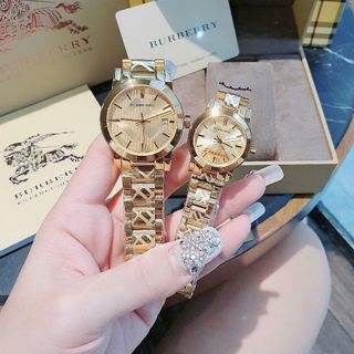 ĐỒNG HỒ NAM NỮ CAO CẤP BURBER DÂY THÉP SỌC