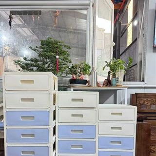 Tủ Nhựa Xanh Trắng 6 Tầng giá sỉ