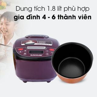 NỒI CƠM ĐIỆN TỬ 1.8L SUNHOUSE SHD8909