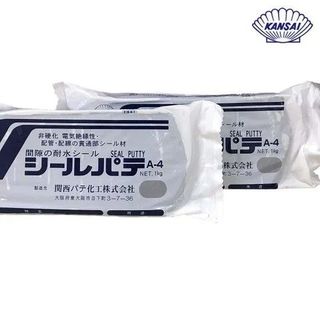 Đất sét bít tủ điện 1kg KANSAI A4 (GRAY) - 1kg/Gói - Hàng nhập khẩu chính hãng Nhật Bản