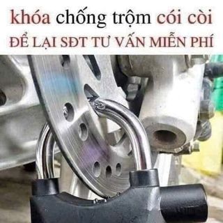 Ổ Khóa Chống Trộm Cao Cấp Alarm Lock Có Còi Báo Động màu đen