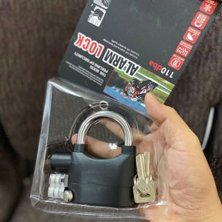 Ổ Khóa Chống Trộm Cao Cấp Alarm Lock Có Còi Báo Động màu đen