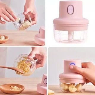 MÁY XAY TỎI, ỚT ĐA NĂNG 250ML MÀU HỒNG