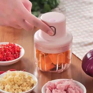 MÁY XAY TỎI, ỚT ĐA NĂNG 250ML MÀU HỒNG