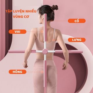GẬY TẬP YOGA CHỮ THẬP CHỐNG GÙ LƯNG