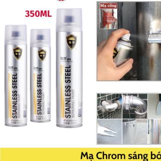 CHAI XỊT SƠN BẠC MẠ CHROME SÁNG BÓNG 350ML