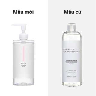 Nước Tẩy Trang CHACOTT For Professionals Cleansing Water Nhật Bản Cho Da Nhạy Cảm 500ML