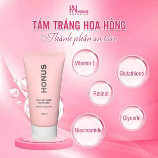 Ủ trắng da body tinh chất hoa hồng đá Honus