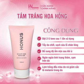 Ủ trắng da body tinh chất hoa hồng đá Honus
