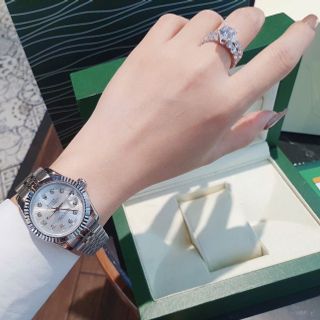 ĐỒNG HỒ NAM NỮ CAO CẤP RÔLES DÂY THÉP MẶT KÍNH SAPHIRE NIỀNG KHÍA