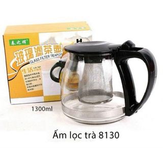 BÌNH THỦY TINH PHA TRÀ 1300ML CÓ LỖI LỌC 8130