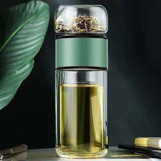 Cốc bình thủy tinh tách trà cách nhiệt hai lớp dày dặn , tiẹn lợi 280ml- 350ml-480ml . IN LOGO THEO YÊU CẦU ( Hàng Giá Tận Xưởng )