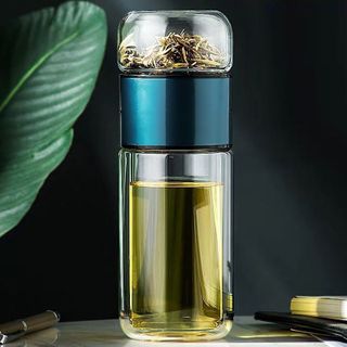 Cốc bình thủy tinh tách trà cách nhiệt hai lớp dày dặn , tiẹn lợi 280ml- 350ml-480ml . IN LOGO THEO YÊU CẦU ( Hàng Giá Tận Xưởng )