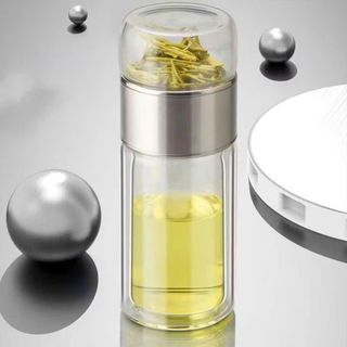 Cốc bình thủy tinh tách trà cách nhiệt hai lớp dày dặn , tiẹn lợi 280ml- 350ml-480ml . IN LOGO THEO YÊU CẦU ( Hàng Giá Tận Xưởng )