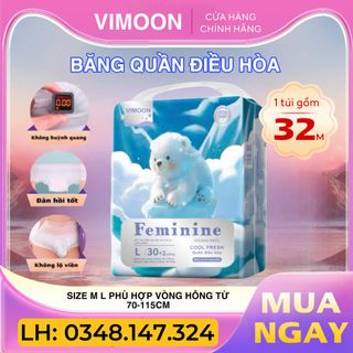 GIÁ BUÔN - Băng vệ sinh dạng quần VIMOON (Gói 32 miếng) giá sỉ - bán buôn