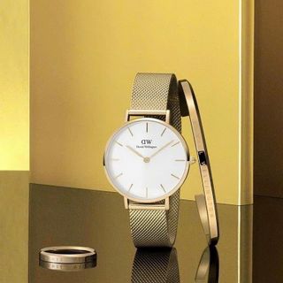 ĐỒNG HỒ NỮ CAO CẤP DANIEL W PETITE MẶT LƯỚI TRÒN