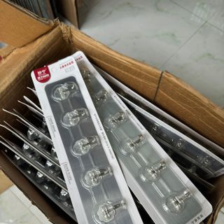 Vỉ 6 móc bạc dán tường
