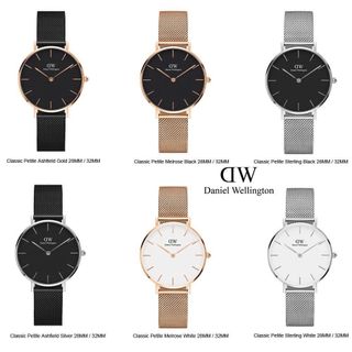ĐỒNG HỒ NỮ CAO CẤP DANIEL W PETITE MẶT LƯỚI TRÒN