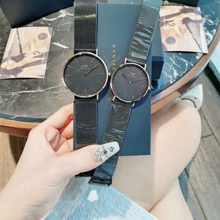 ĐỒNG HỒ NỮ CAO CẤP DANIEL W PETITE MẶT LƯỚI TRÒN